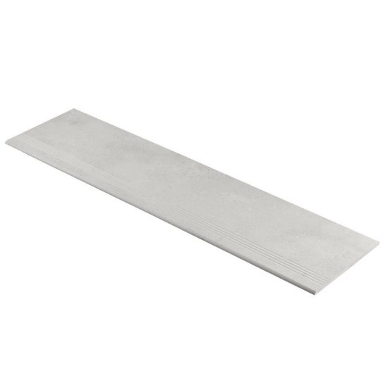 Керамогранит ступень Estima Underground UN01 светло-серый 1200х300х10 мм