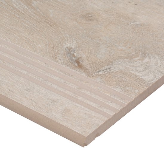 Керамогранит ступень Estima Dream Wood светло-бежевый DW01 1200х300х10 мм
