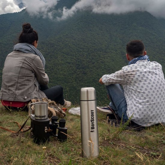 Термос нержавеющая сталь Boyscout c металлической колбой 1 л