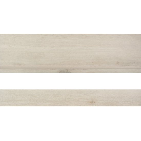 Керамогранит ступень с подступенком Estima Dream Wood светло-бежевый DW01 1200х330х10 мм