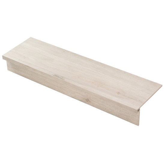 Керамогранит ступень с подступенком Estima Dream Wood светло-бежевый DW01 1200х330х10 мм