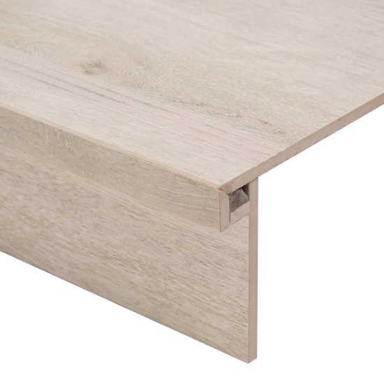 Керамогранит ступень с подступенком Estima Dream Wood светло-бежевый DW01 1200х330х10 мм