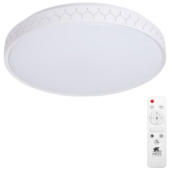 Светильник светодиодный потолочный Arte Lamp Simone 2700-7000К 72 Вт 8 кв.м белый IP20 (A2682PL-72WH)