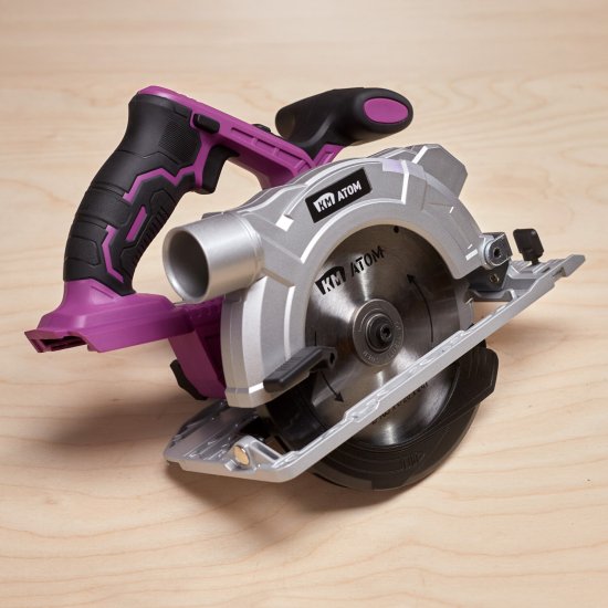 Пила дисковая аккумуляторная КМ АТОМ 18 В d165 мм без АКБ и ЗУ (СDS-181)