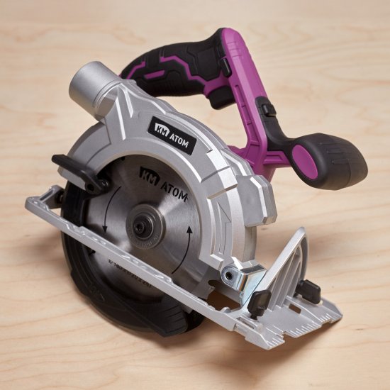 Пила дисковая аккумуляторная КМ АТОМ 18 В d165 мм без АКБ и ЗУ (СDS-181)