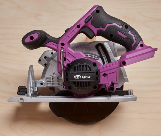 Пила дисковая аккумуляторная КМ АТОМ 18 В d165 мм без АКБ и ЗУ (СDS-181)