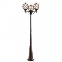 Светильник садово-парковый Outdoor Via золото антик 2150 мм Е27 180 Вт IP44 (O023FL-03G)