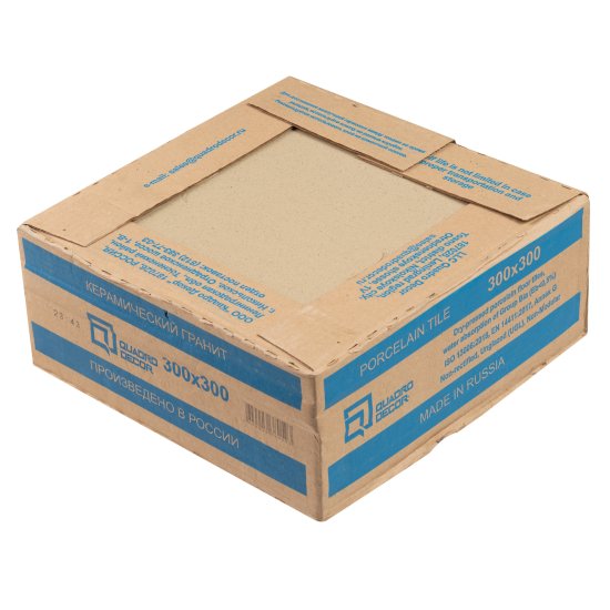 Керамогранит Quadro Decor Грес светло-серый соль-перец 300х300х7 мм (17 шт.=1,53 кв.м)