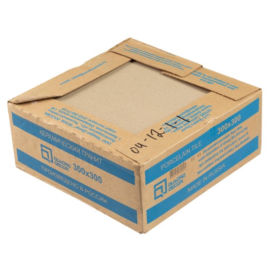 Керамогранит Quadro Decor Грес серый соль-перец 300х300х7 мм (17 шт.=1,53 кв.м)