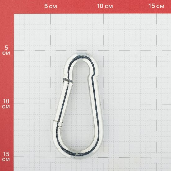 Карабин пружинный d10 мм 100 мм DIN 5299