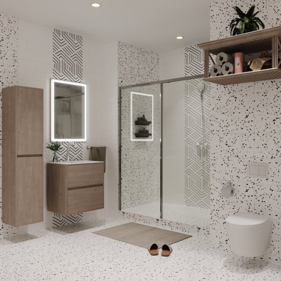 Плитка облицовочная Lavelly Skandi Lines белая 400х200х8 мм (15 шт.=1,2 кв.м)