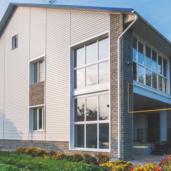 Сайдинг Альта-Профиль Альта Классика 3660х230 мм светло-серый