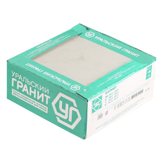 Керамогранит Уральский Гранит Моноколор серый UF002M матовый 300х300х8 мм (15 шт.=1,35 кв.м)