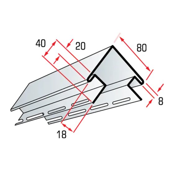 Угол наружный Альта-Профиль 3000 мм светло-серый