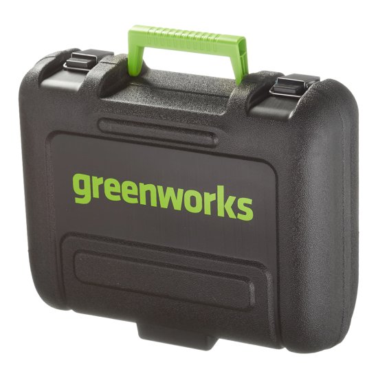 Дрель-шуруповерт аккумуляторная бесщеточная Greenworks GD24AGK2 24 В 2 Ач Li-Ion 1 АКБ и ЗУ (3704007UA)