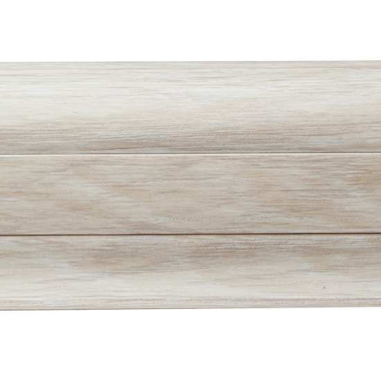 Плинтус ПВХ напольный Winart 58 мм дуб аргенто 2500 мм S-профиль с кабель-каналом