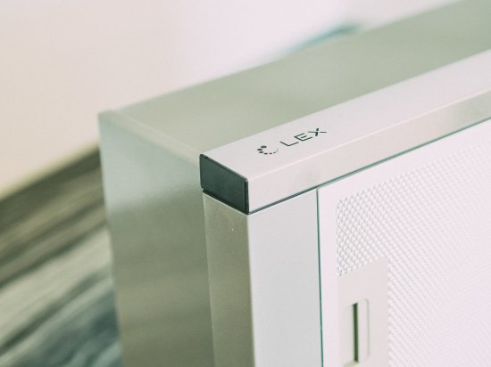 Кухонная вытяжка встраиваемая Lex Hubble 500  Inox 50 см серая