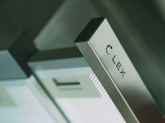 Кухонная вытяжка встраиваемая Lex Hubble 500  Inox 50 см серая