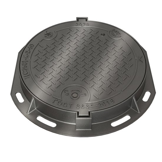 Люк чугунный ВЧ тяжелый 804х100 мм