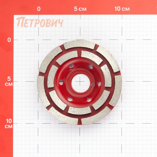 Чашка алмазная по бетону Trio-Diamond 100х22,2 мм двухрядная