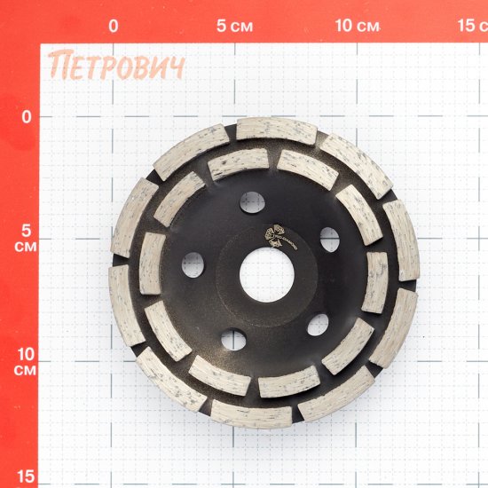 Чашка алмазная по бетону Trio-Diamond Про 125х22,23 мм двухрядная