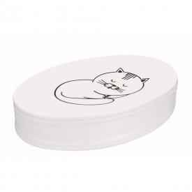 Настольная мыльница FORA Happy Cats