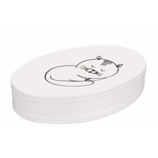 Настольная мыльница FORA Happy Cats