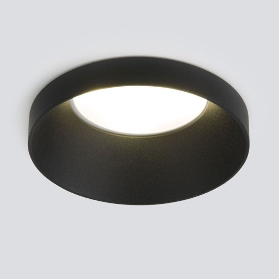 Светильник встраиваемый GU10 черный 50 Вт IP20 Elektrostandard Disc (a053336)