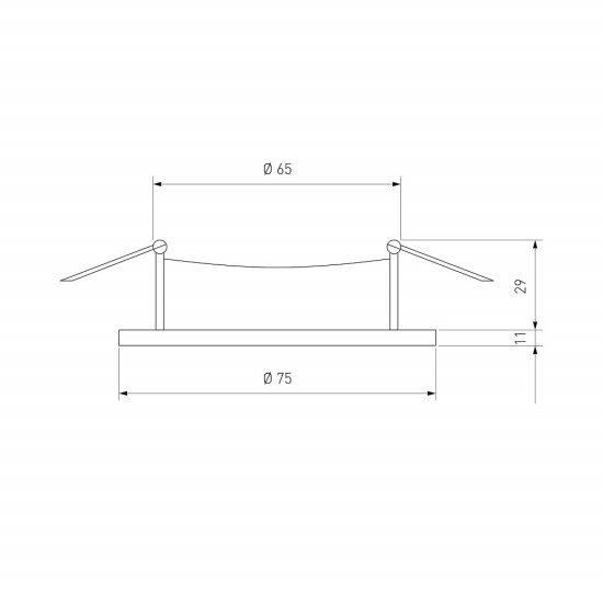 Светильник встраиваемый GU10 белый/черный 50 Вт IP20 Elektrostandard Discus (a053339)