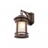 Светильник садово-парковый настенный Outdoor Salamanca коричневый E27 60 Вт IP44 (O031WL-01BR)