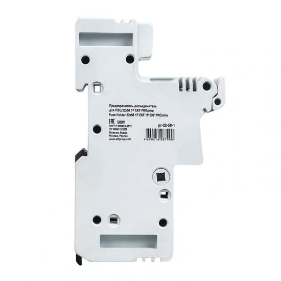 Предохранитель-разъединитель EKF PROxima 1P 125А 50 кА 500 В на DIN-рейку с индикацией (pr-22-58-1)