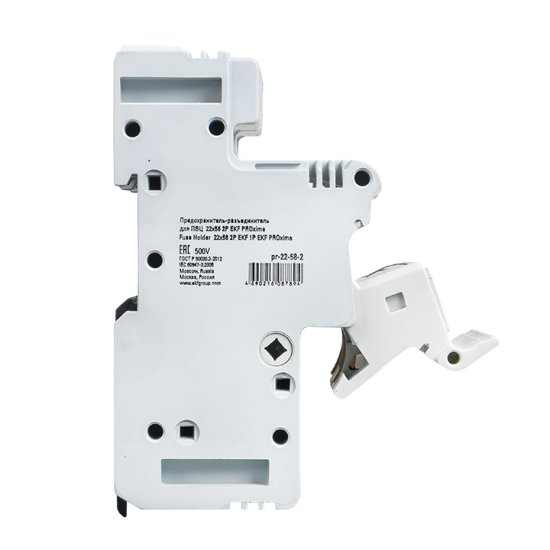 Предохранитель-разъединитель EKF PROxima 2P 125А 50 кА 500 В на DIN-рейку с индикацией (pr-22-58-2)