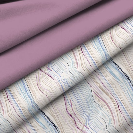 Комплект постельного белья Евро тенсель Mona Liza Melody голубой с простыней 240х260 см