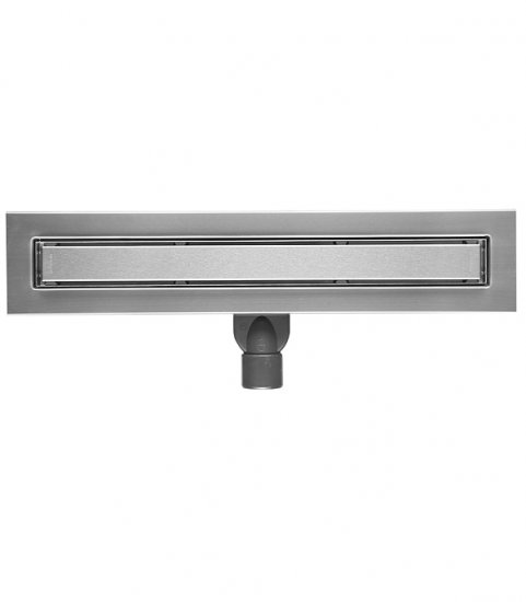 Лоток душевой Wirquin Слим с сухим затвором 500 мм решетка из нержавеющей стали (30724165)