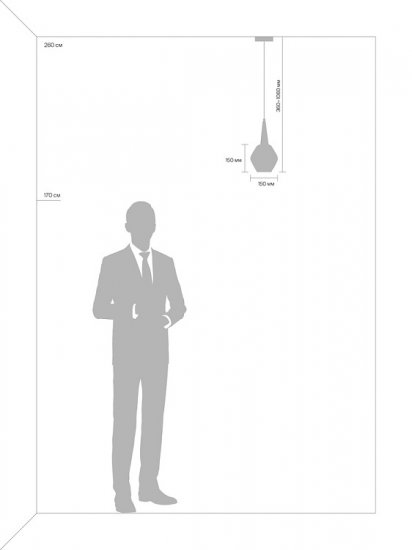 Светильник подвесной Freya Copita Е14 40 Вт 2,6 кв.м золото IP20 (FR8007PL-01GB)