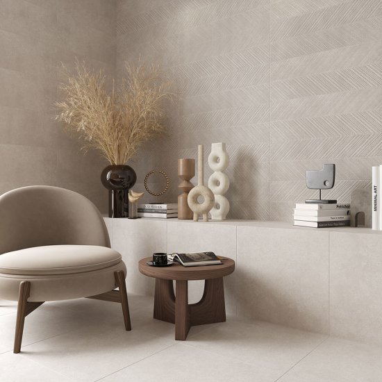 Керамогранит Керамин Дезерт 7 белый 300х300х10 мм