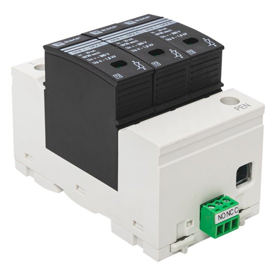 Ограничитель напряжения модульный EKF PROxima (opv-c3) 400 В 20 А тип AC 3P