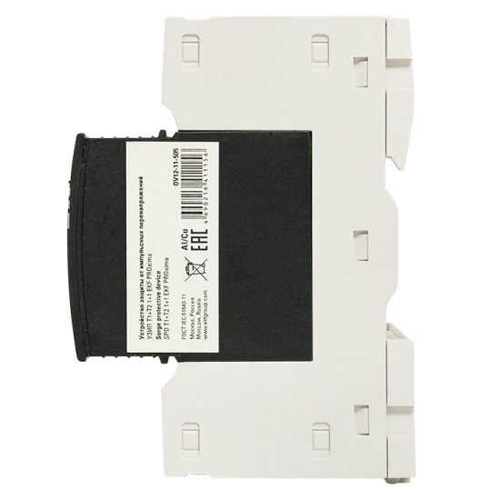 Ограничитель напряжения модульный EKF PROxima (OV12-11-505) T1-T2 275 В 12,5 А тип AC 2P