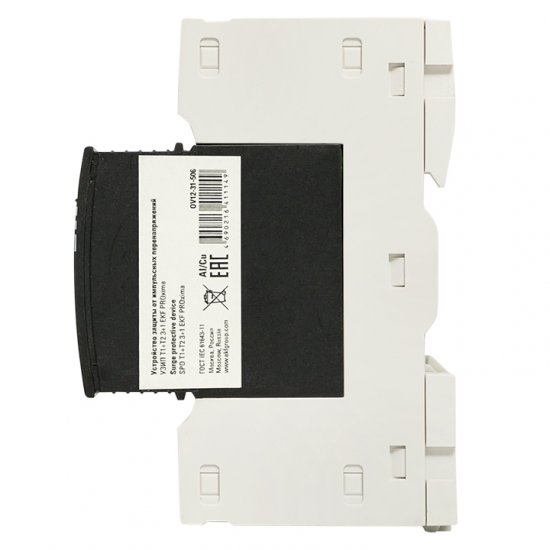 Ограничитель напряжения модульный EKF PROxima (OV12-31-506) T1-T2 275 В 12,5 А тип AC 4P