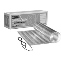 Ультратонкий греющий мат для установки под: ламинат, паркет, ковролин, линолеум IQWATT IQ LAMINATE MAT