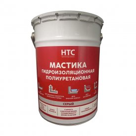 Мастика гидроизоляционная полиуретановая HTC 6 кг серая