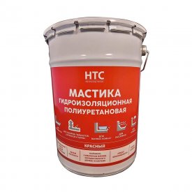 Мастика гидроизоляционная полиуретановая HTC 6 кг красная