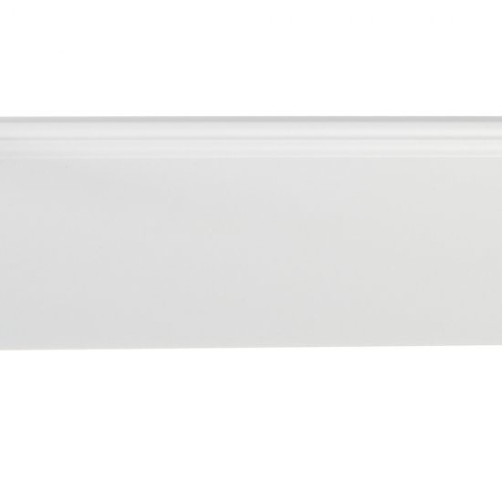 Плинтус МДФ Cosca Décor AP07 белый 80х16х2400 мм под покраску фигурный