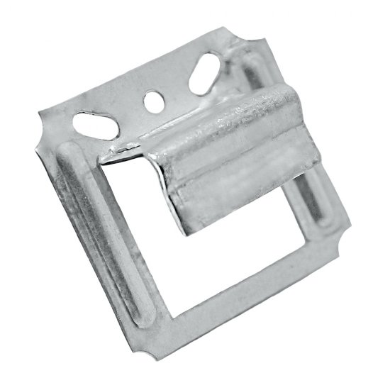 Крепеж кляймер №8 с гвоздями для имитации бревна Осфикс увеличенный (50 шт.)