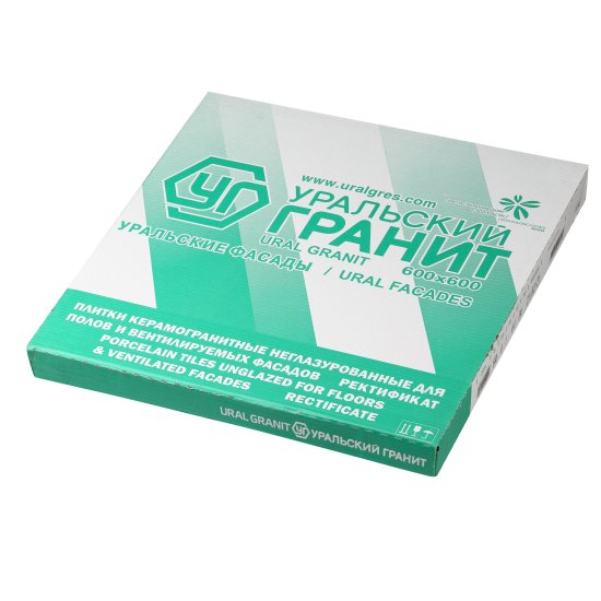 Керамогранит Уральский Гранит Моноколор шоколад UF006MR матовый 600х600х10 мм (4 шт.=1,44 кв.м)