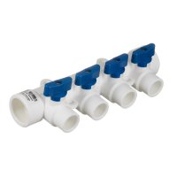 Коллектор полипропиленовый Tebo 32 мм х 4 выхода 20 мм (TRD0000020488)