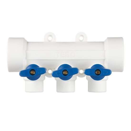 Коллектор полипропиленовый Tebo 40 мм х 3 выхода 20 мм (TRD0000025516)