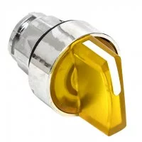 Кнопка 45 градусов EKF PROximа XB4 на 3 положения 230 В IP54 с фиксацией с подсветкой с короткой ручкой желтая (XB4BD3FL-Y)