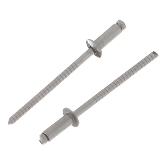 Заклепка вытяжная 3,2x8 мм нержавеющая сталь/нержавеющая сталь (100 шт.)