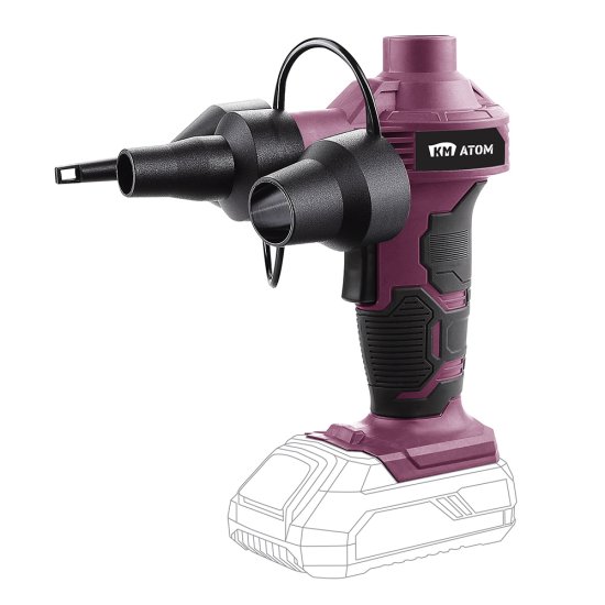 Насос для надувных изделий аккумуляторный КМ АТОМ 18 В без АКБ и ЗУ (CLPP-181)